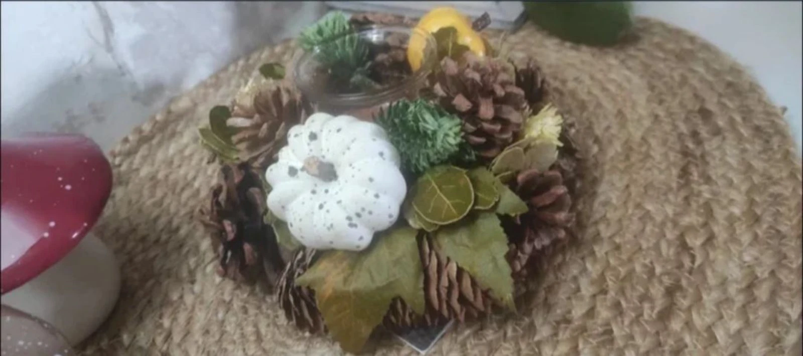 Autumn candle holder – photo 6
